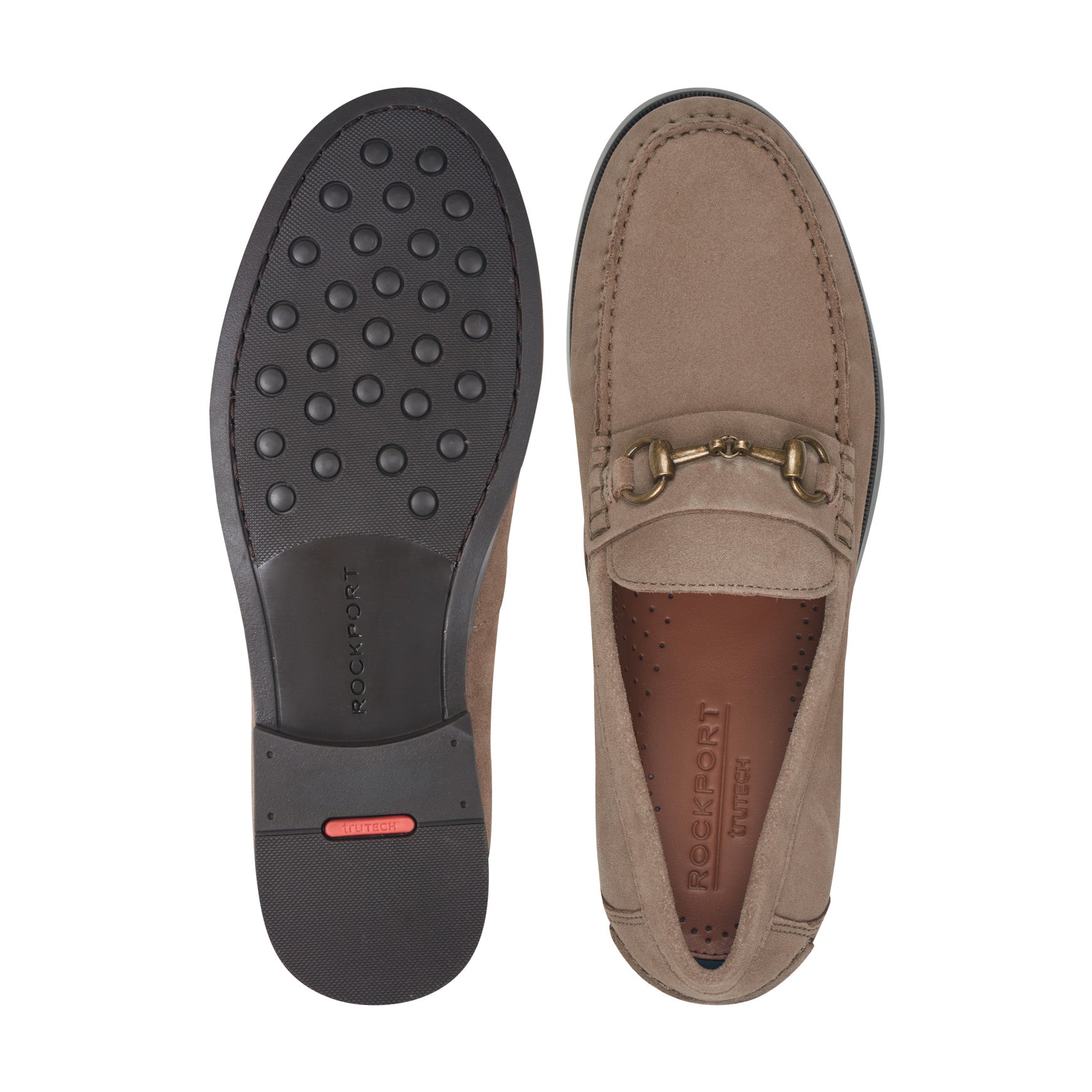 Rockport Men / Whit Classic Bit Loafers - Taupe Suede