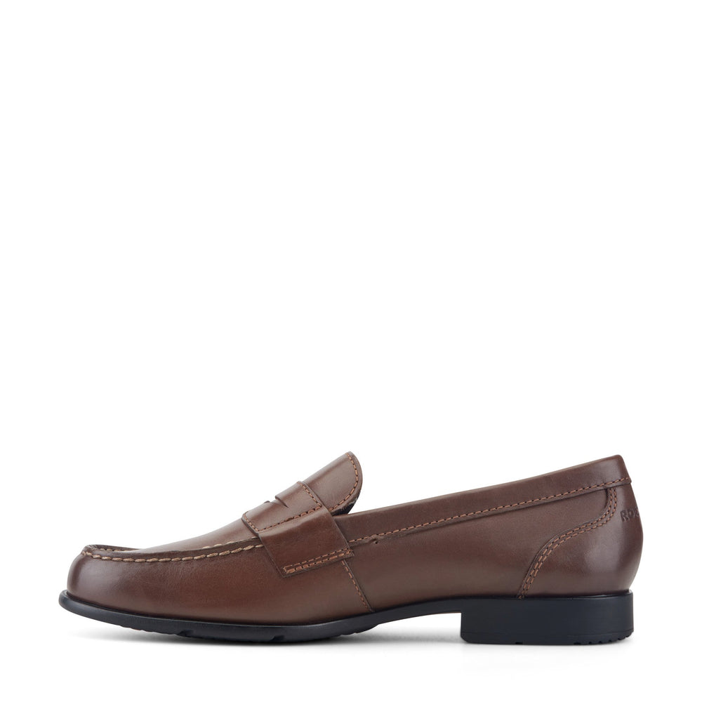 Rockport Men / Classic Penny Loafers - Dark Brown Leather
