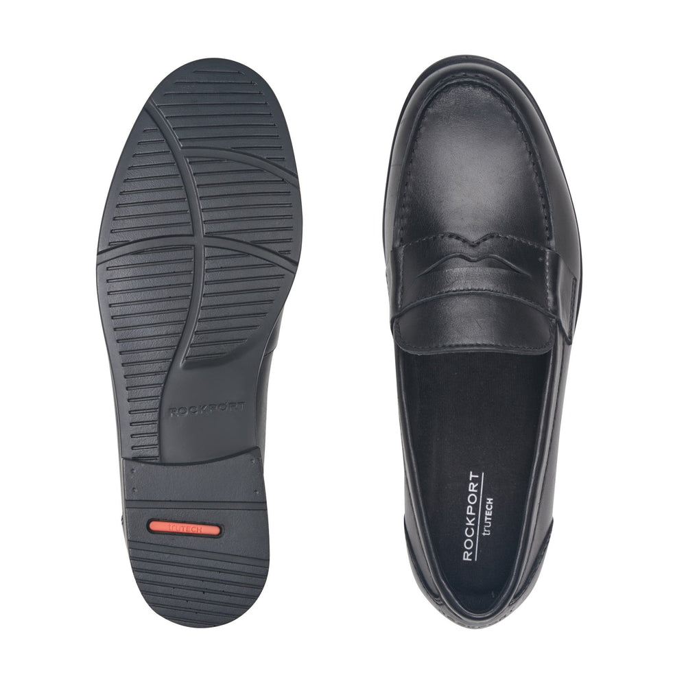 Rockport Men / Classic Penny Loafers - Black Leather