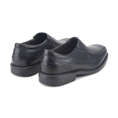 Rockport Men / Style Leader 2 Bike Toe Slip-On - Black Leather