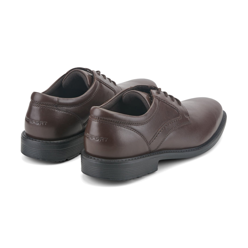 Rockport Men / Style Leader 2 Plain Toe Oxford - Dark Brown Leather
