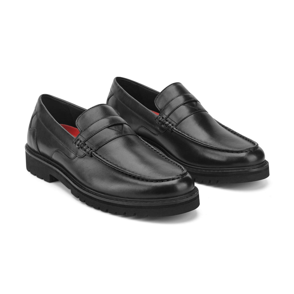 Rockport Men / Maverick Penny Loafers - Black Leather