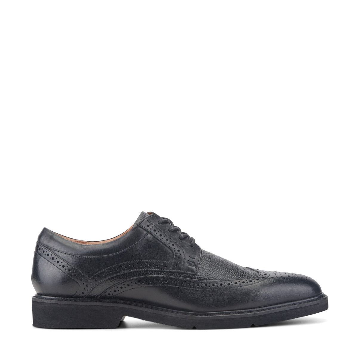 Rockport Men / Fallo Dress Lace-up Almond Toe Oxfords - Black Leather
