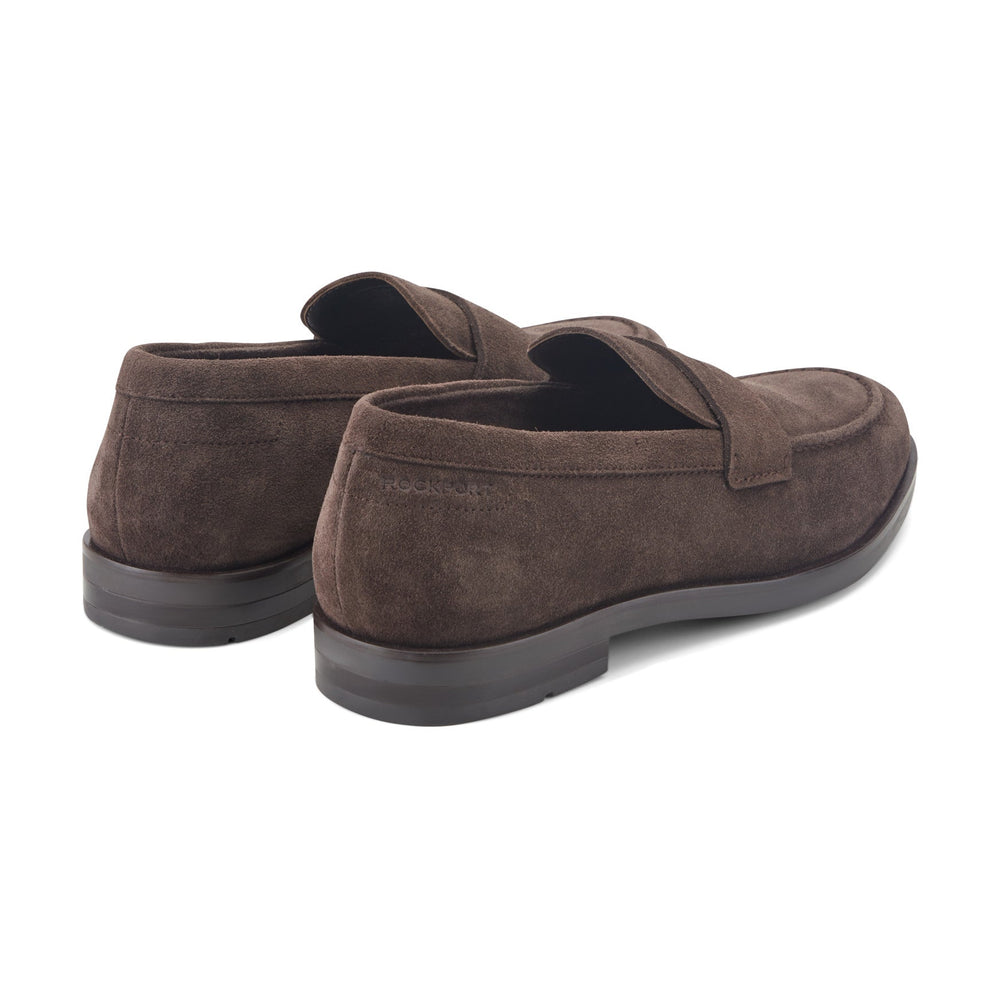 Rockport Men / Sutton Penny Loafers - Dark Brown Suede