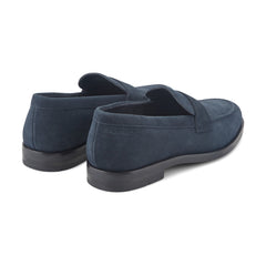 Rockport Men / Sutton Penny Loafers - Dark Blue Suede