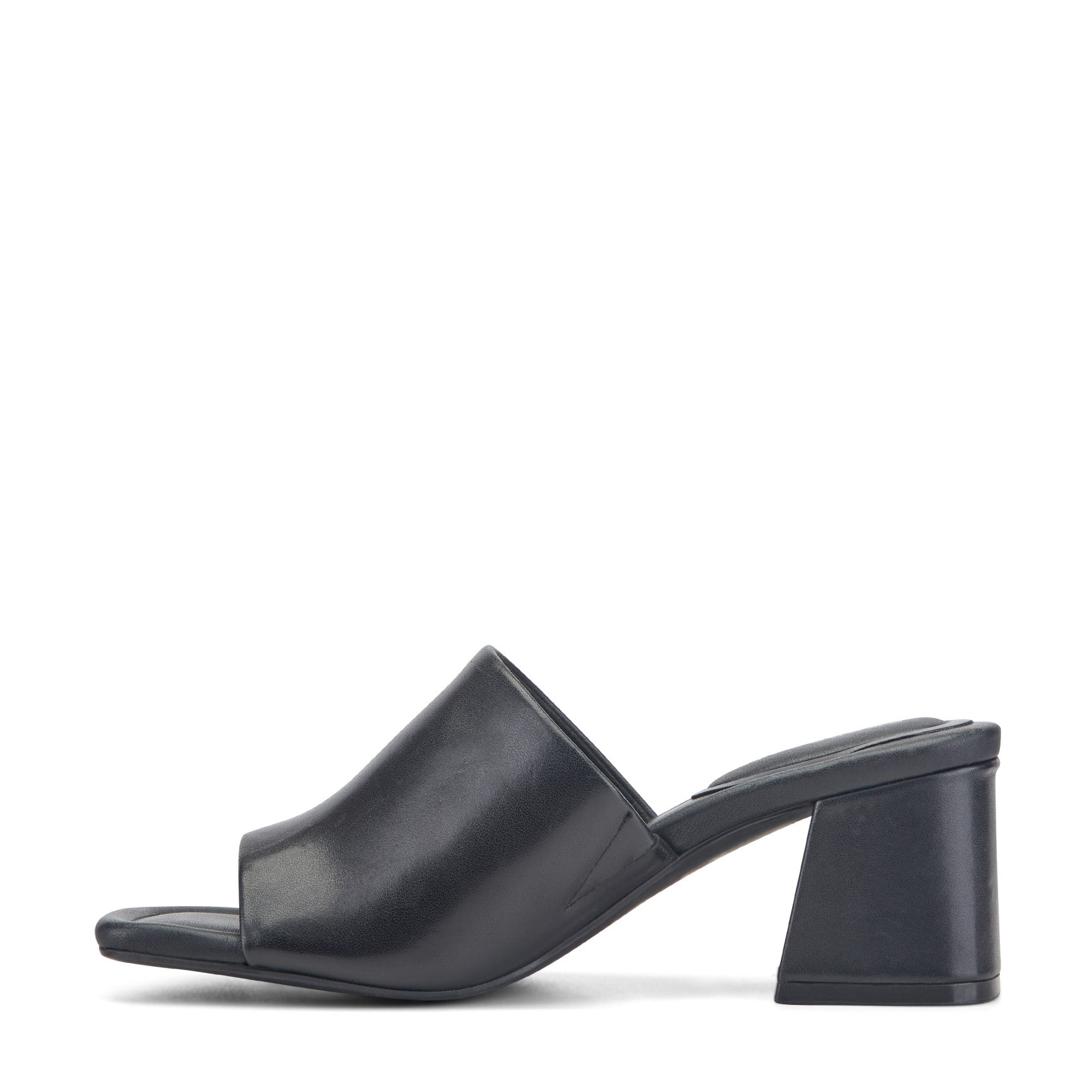 Rockport Women / Gracyn Slip-On Sandals - Black Leather