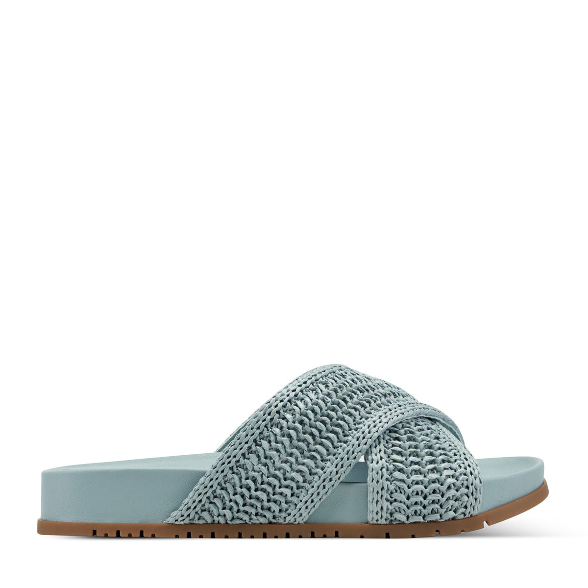 Rockport Women / Leia Casual Slip-On Flat Sandals - Medium Blue