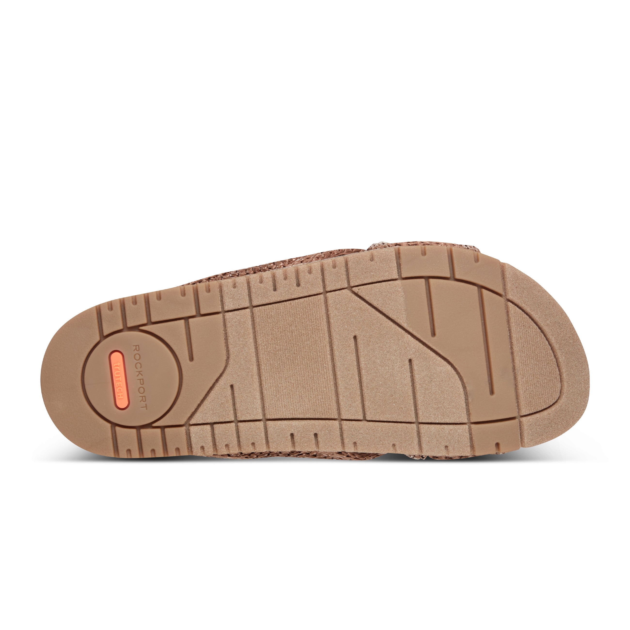 Rockport Women / Leia Casual Slip-On Flat Sandals - Medium Brown