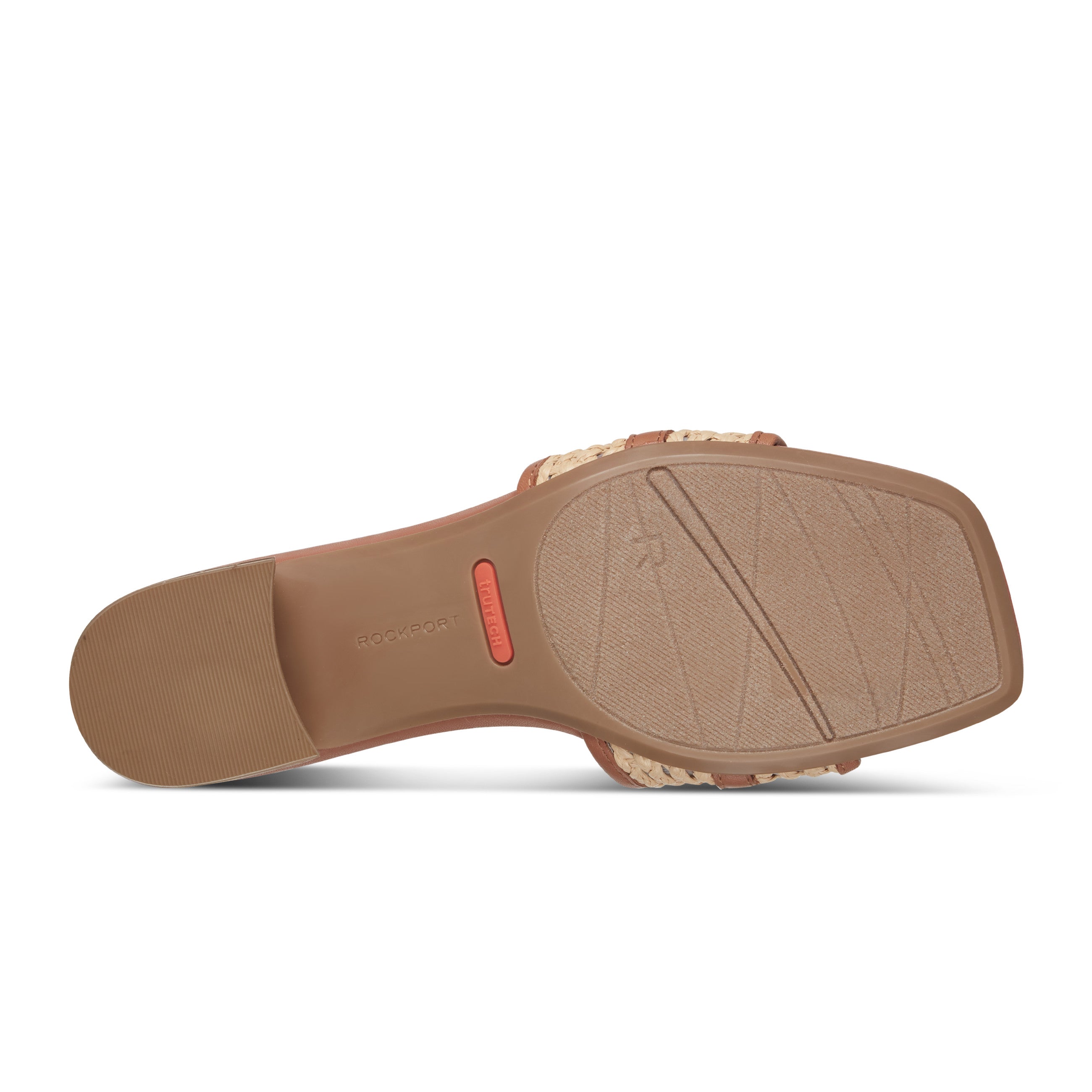 Rockport Women / Clarice Slip-On Sandals - Light Natural Leather