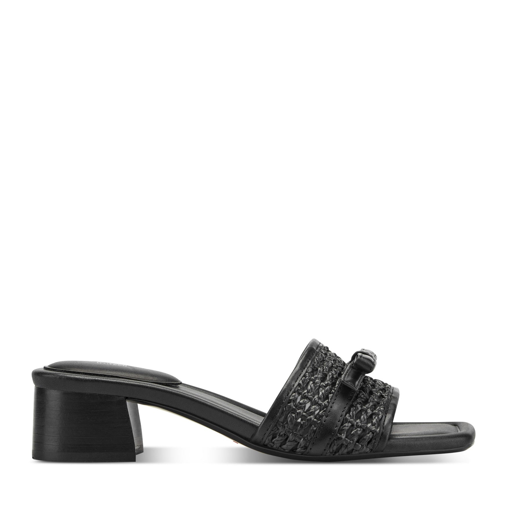 Rockport Women / Clarice Slip-On Sandals - Black Leather