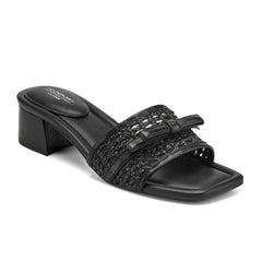 Rockport Women / Clarice Slip-On Sandals - Black Leather