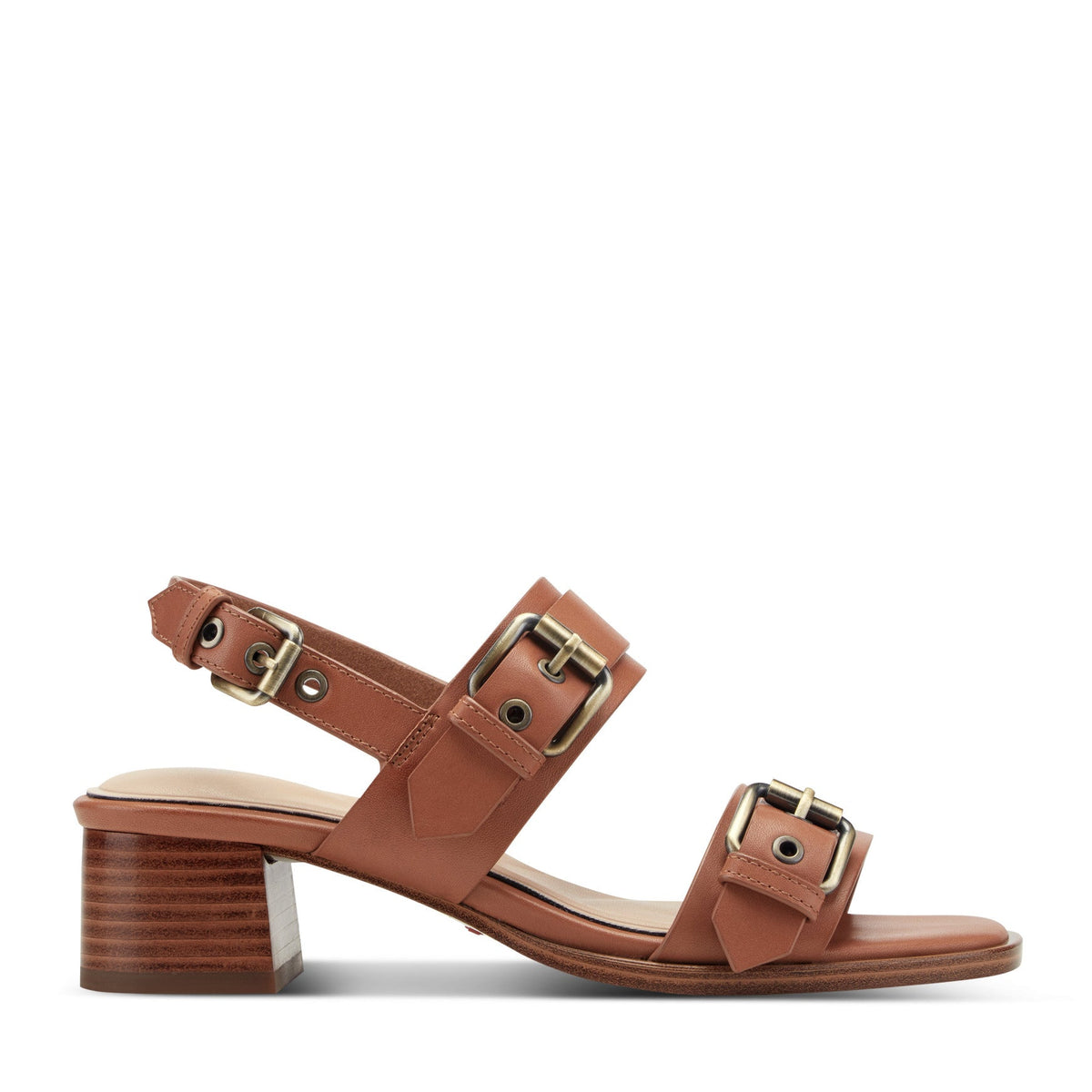 Rockport Women / Halena Slingback Dress Sandals - Light Natural Leather