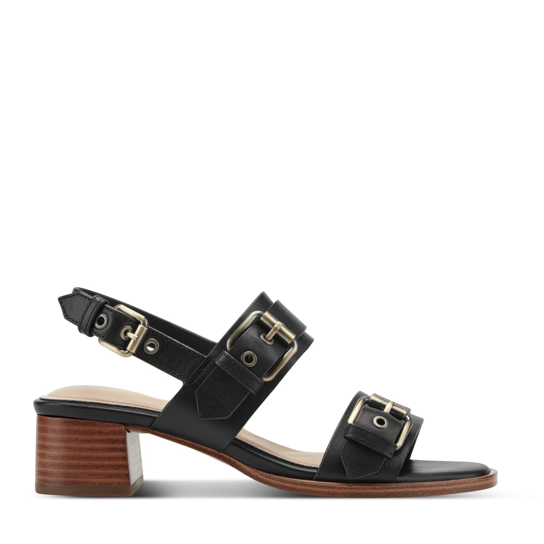 Rockport Women / Halena Slingback Dress Sandals - Black Leather