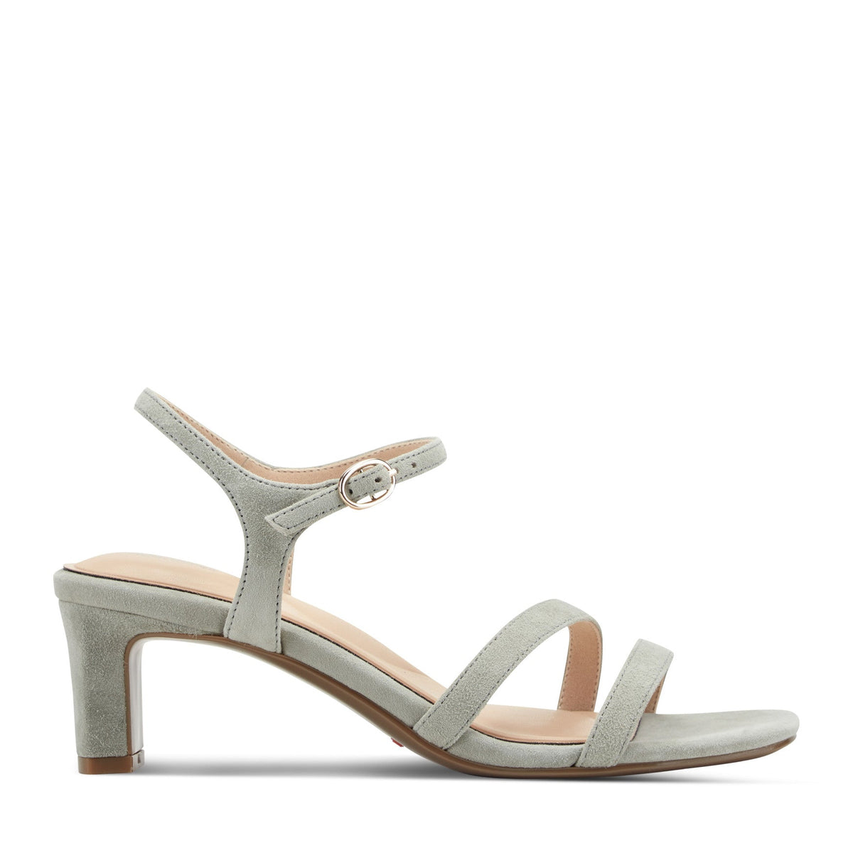 Rockport Women / Total Motion Teddy Sandals - Light Blue Sage Suede