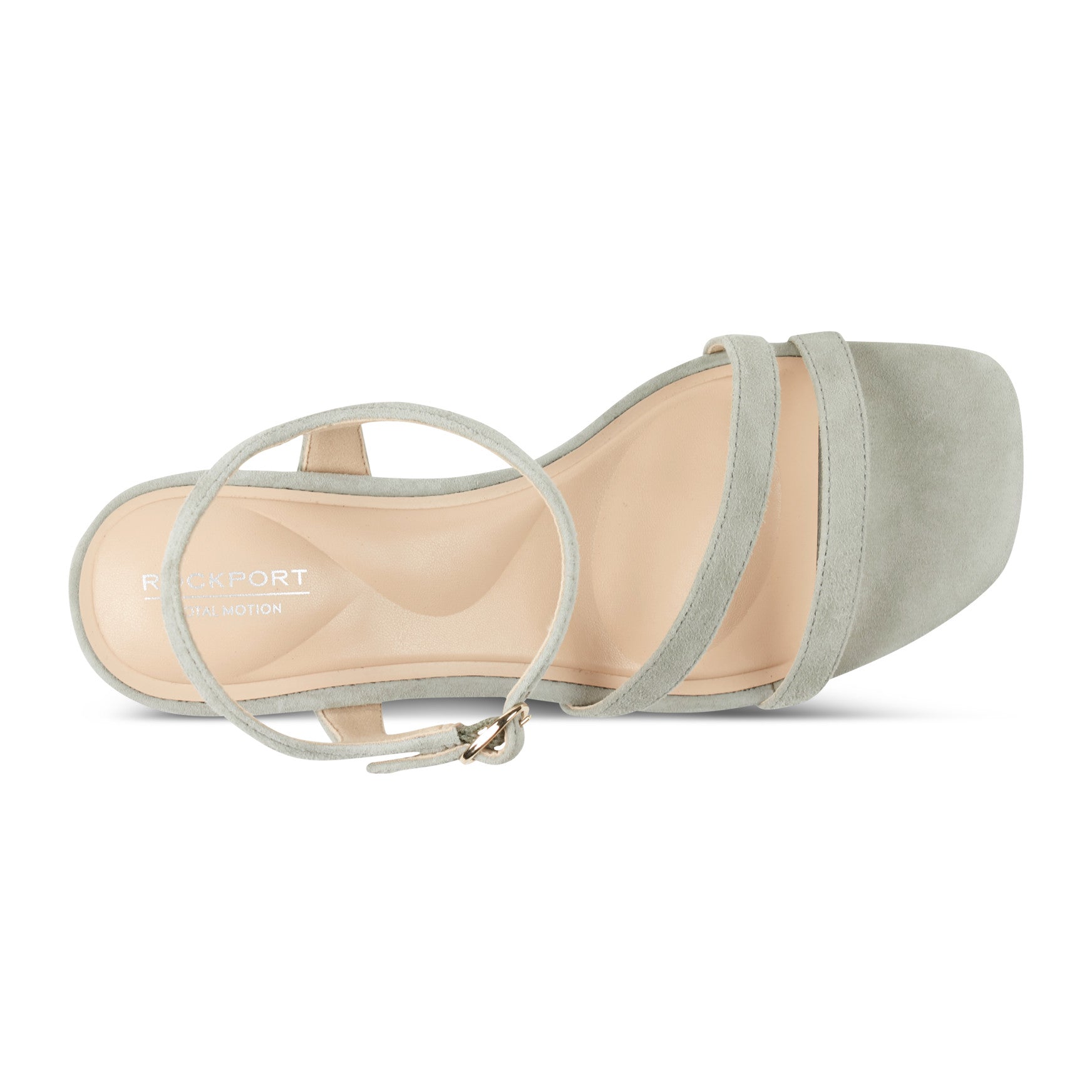 Rockport Women / Total Motion Teddy Sandals - Light Blue Sage Suede