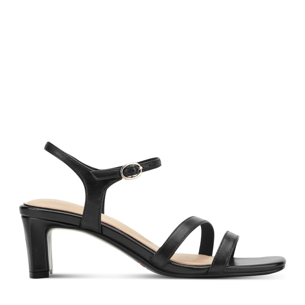 Rockport Women / Total Motion Teddy Sandals - Black Leather