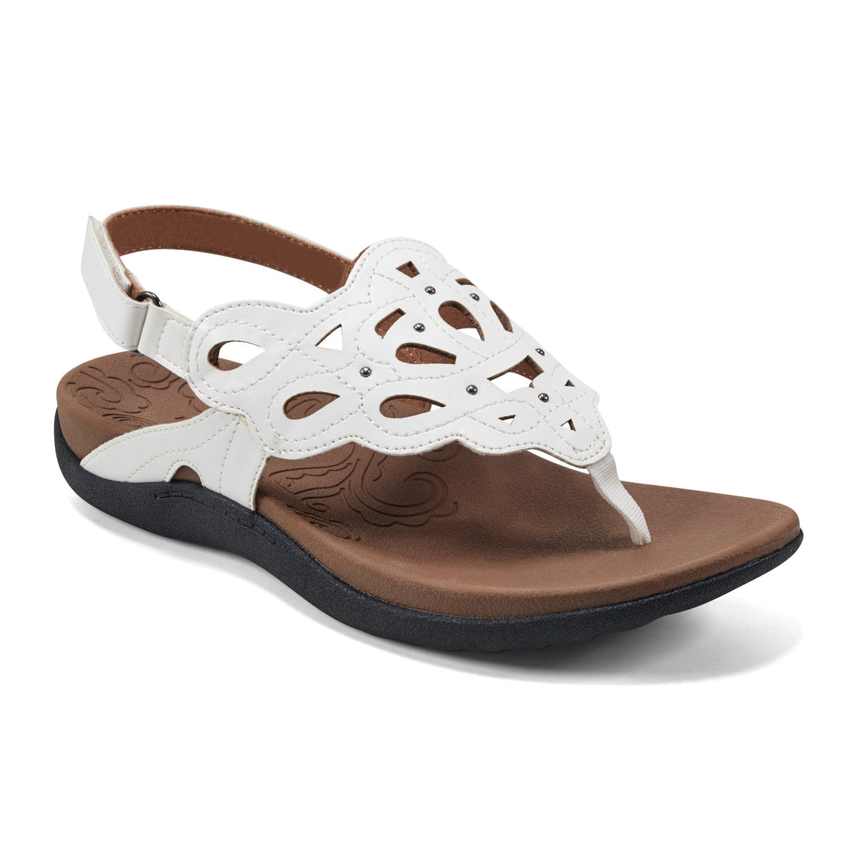 Rockport Women / Ridge Slingback Sandal - White Leather