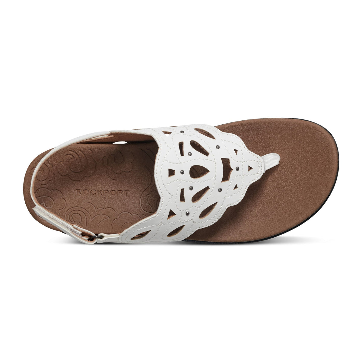 Rockport Women / Ridge Slingback Sandal - White Leather
