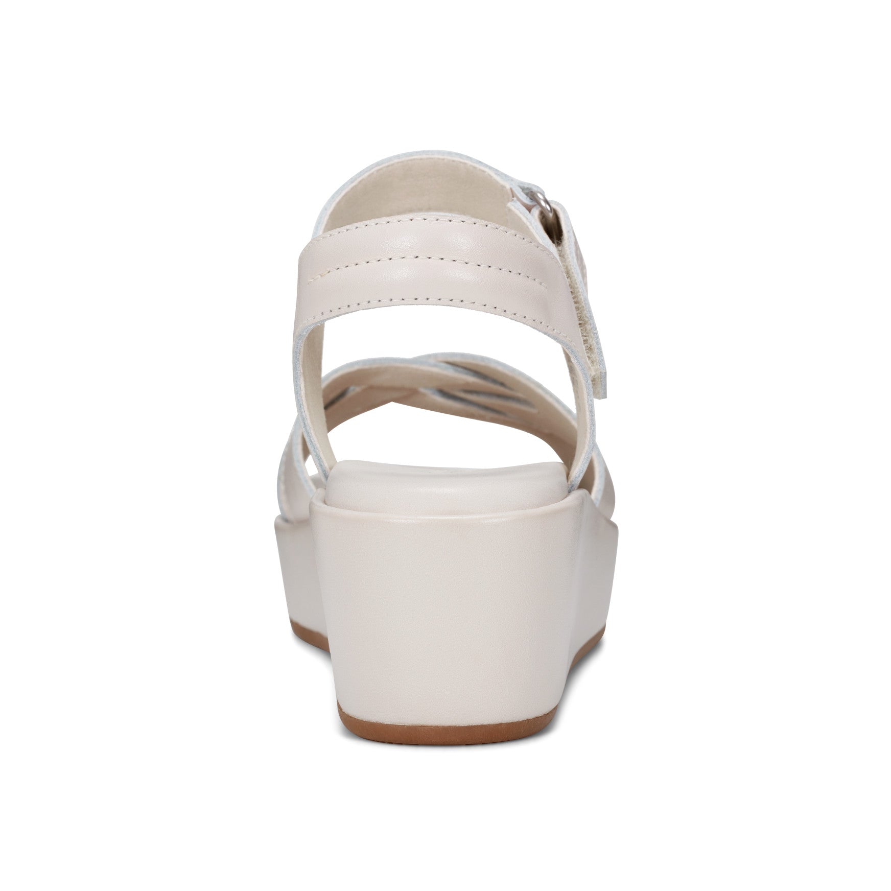 Rockport Women / Amira Strappy Open Toe Casual Wedge Sandals - Ivory
