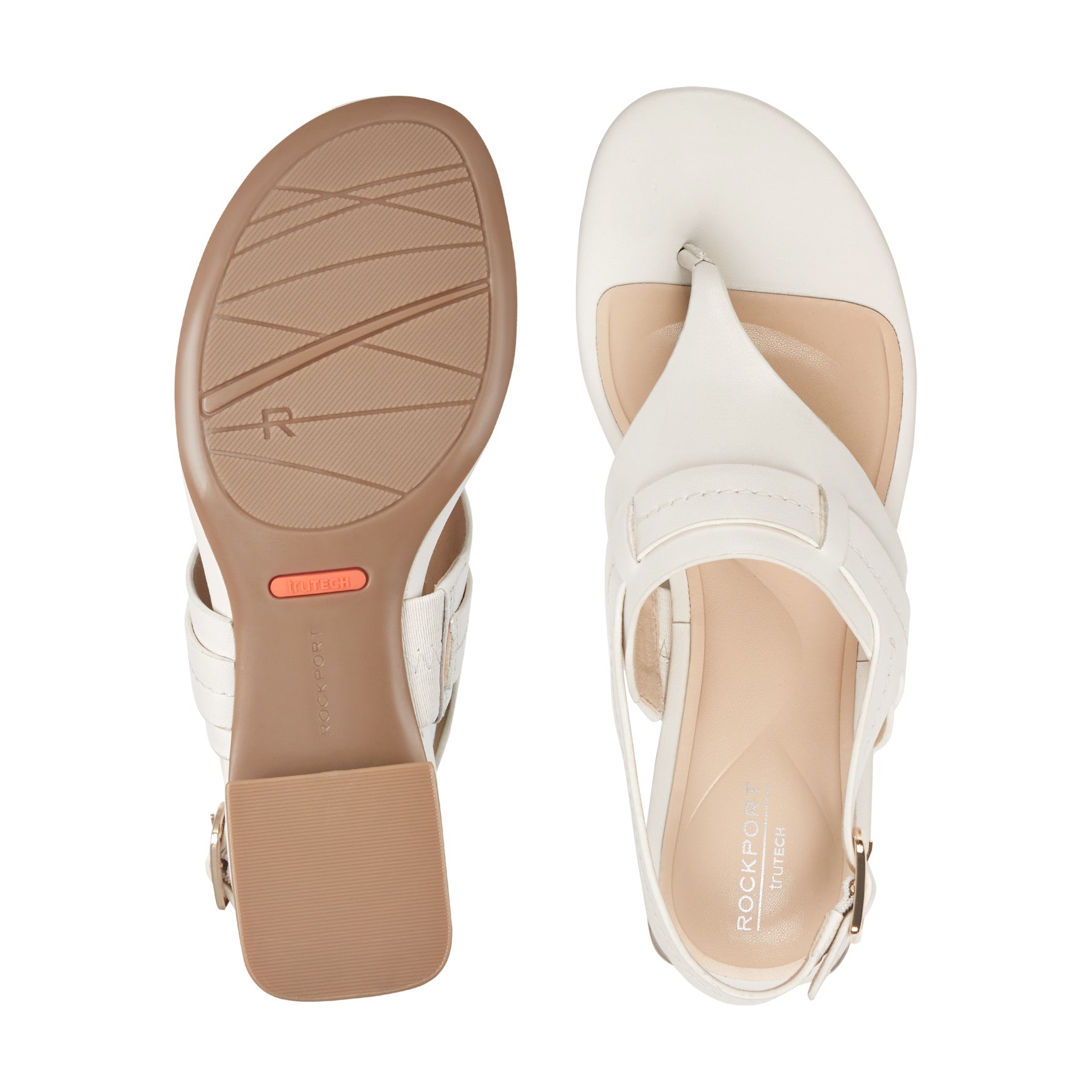 Rockport Women / Ofera Slingback Sandals - Ivory Leather