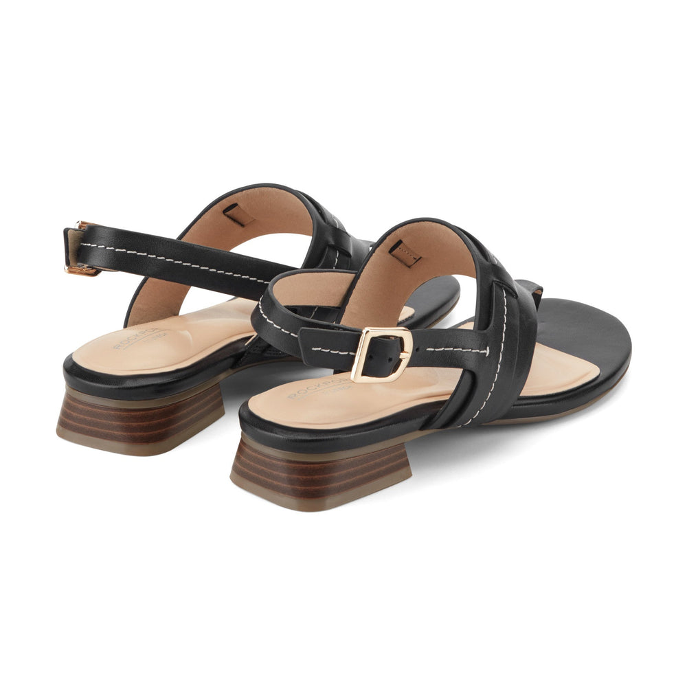 Rockport Women / Ofera Slingback Sandals - Black Leather