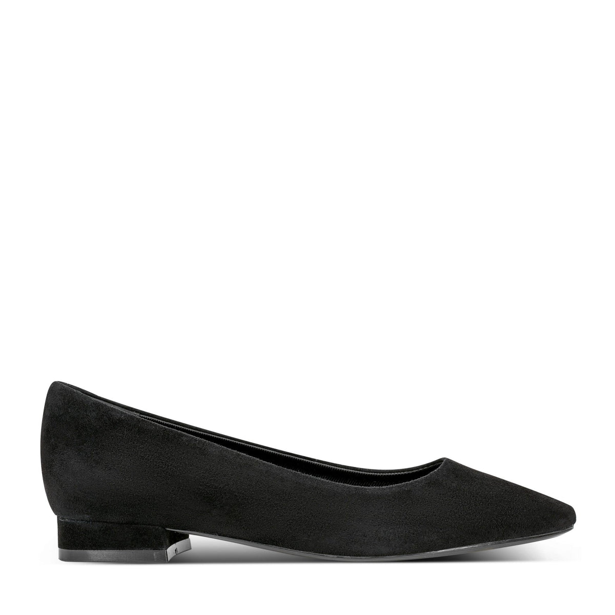Rockport Women / Tessa Total Motion Pointy Toe Dress Flats - Black Suede