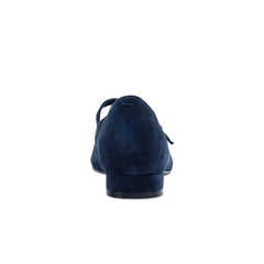 Rockport Women / Taren Total Motion Pointy Toe Dress Flats - Dark Blue Suede