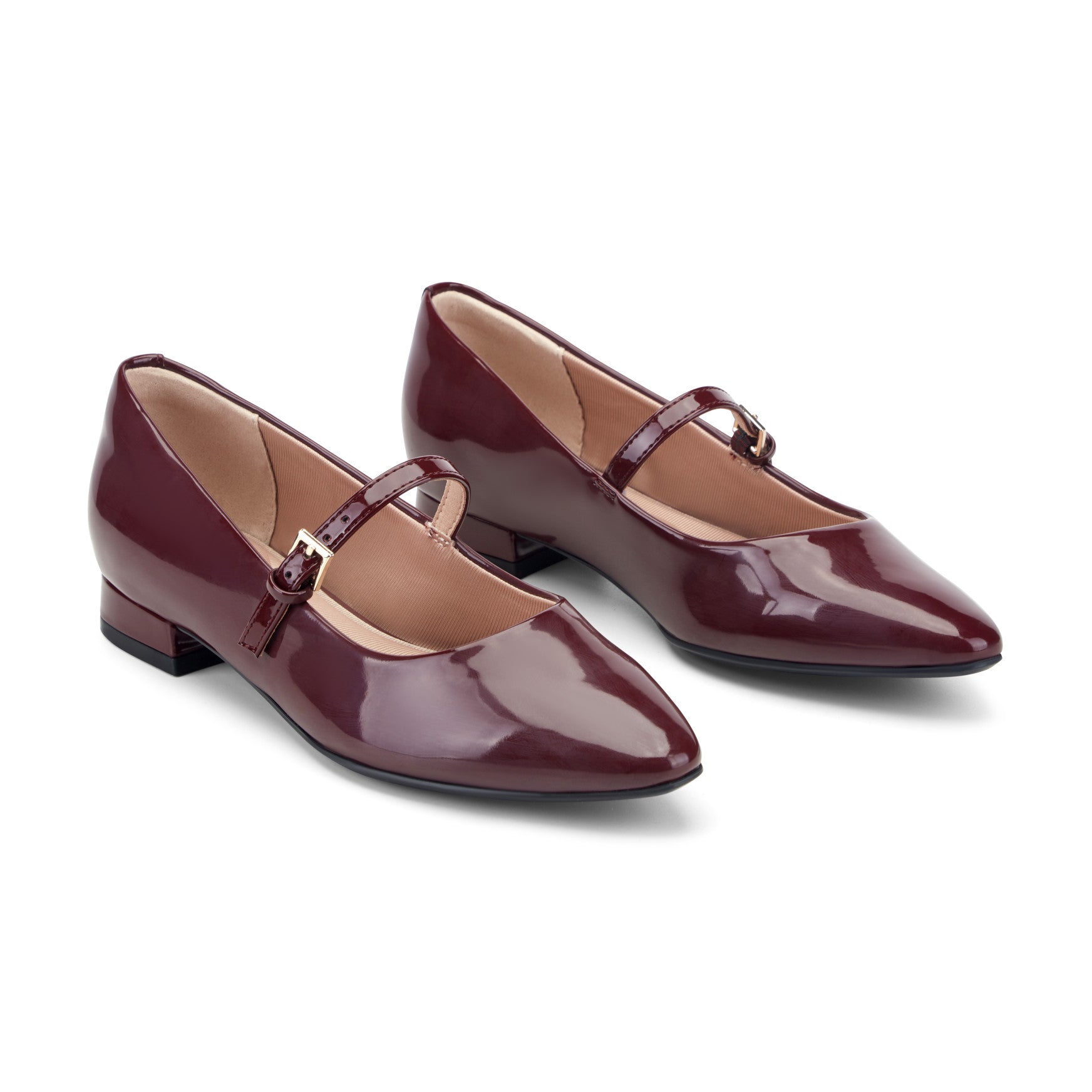 Rockport Women / Taren Total Motion Pointy Toe Dress Flats - Dark Red