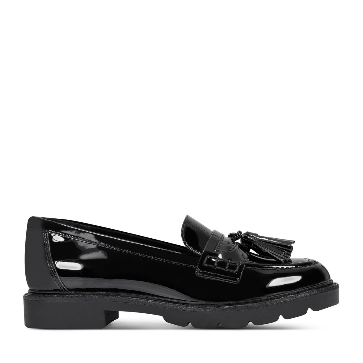 Rockport Women / Kiara Tassel Loafers - Black Patent