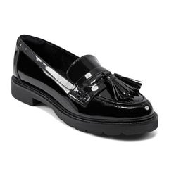 Rockport Women / Kiara Tassel Loafers - Black Patent