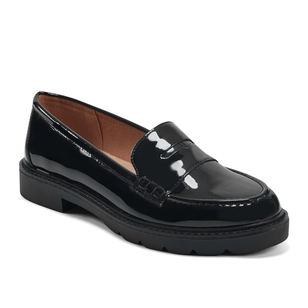 Rockport Women / Kacey Penny Loafer - Black Patent