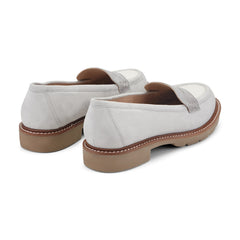 Rockport Women / Kacey Penny Loafer - Light Blue Suede