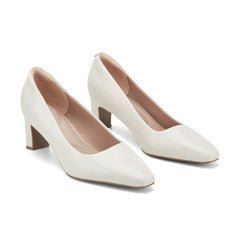 Rockport Women / Total Motion Merida Classic Dress Pumps - Ivory Leather