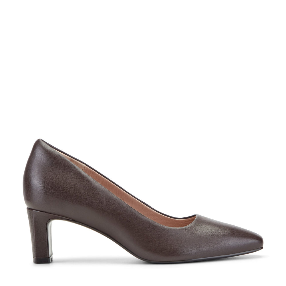 Rockport Women / Total Motion Merida Classic Dress Pumps - Mahogany Leather