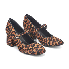Rockport Women / Xena Block Heel Mary Jane Pumps - Leopard
