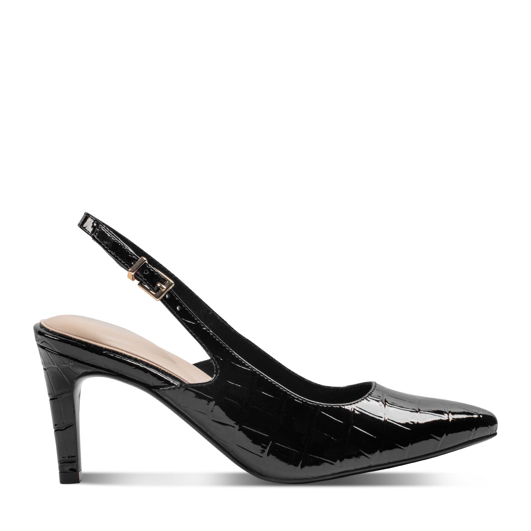 Rockport Women / Jolie Total Motion Dress Pumps - Black Croco Patent