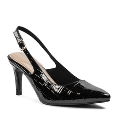 Rockport Women / Jolie Total Motion Dress Pumps - Black Croco Patent