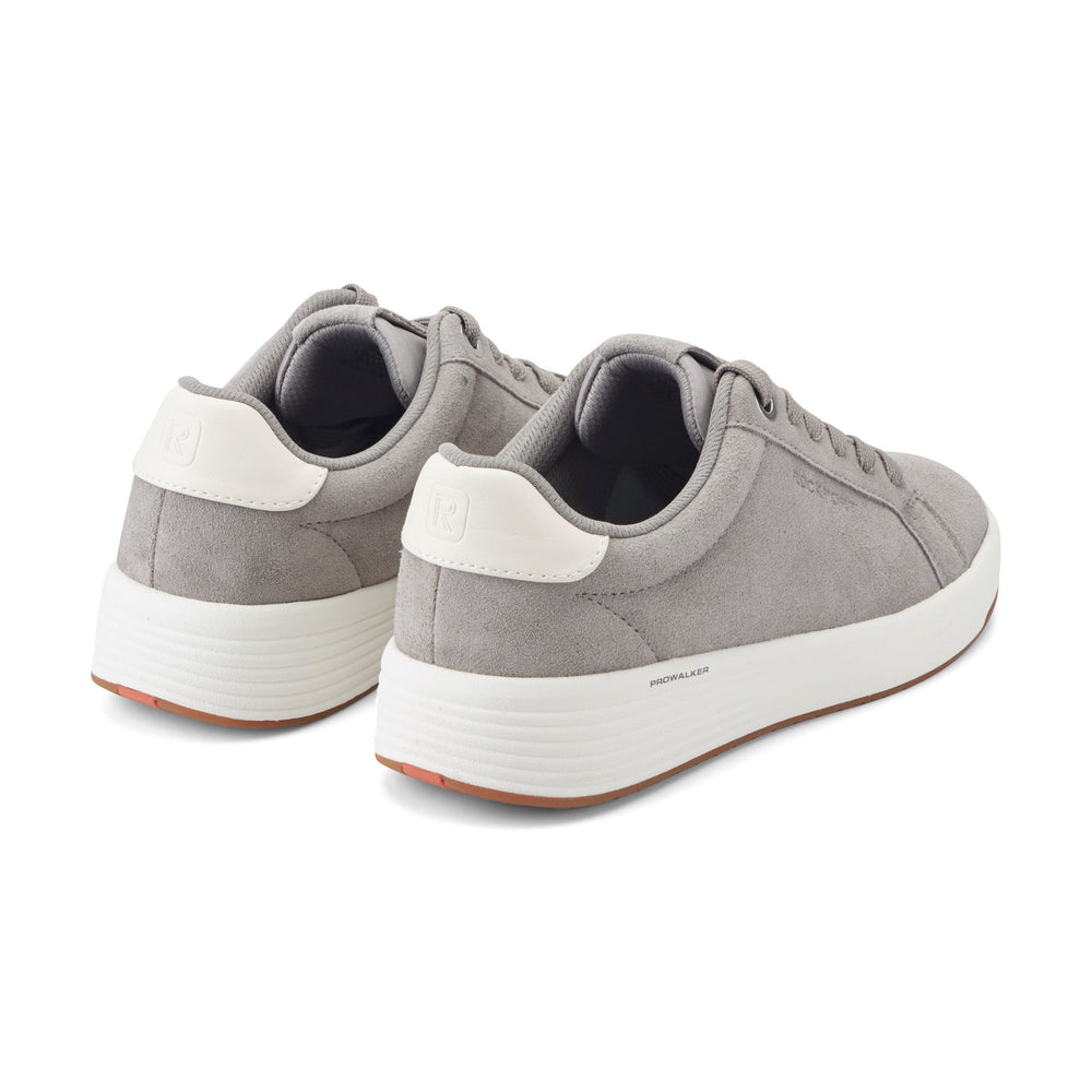 Rockport Women / ProWalker Elara Lace-up Casual Sneakers - Medium Gray Suede