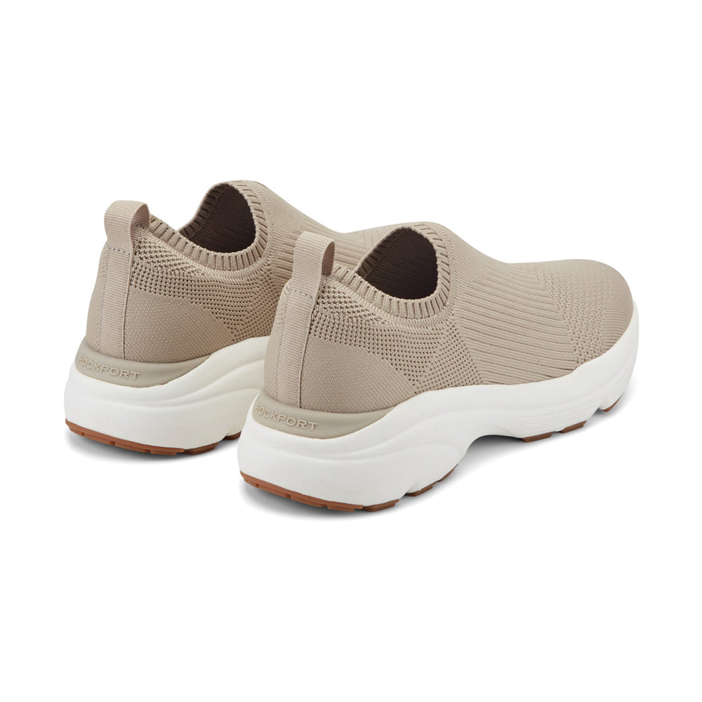 Rockport Women / Demi Slip-on Casual Sneakers - Light Natural
