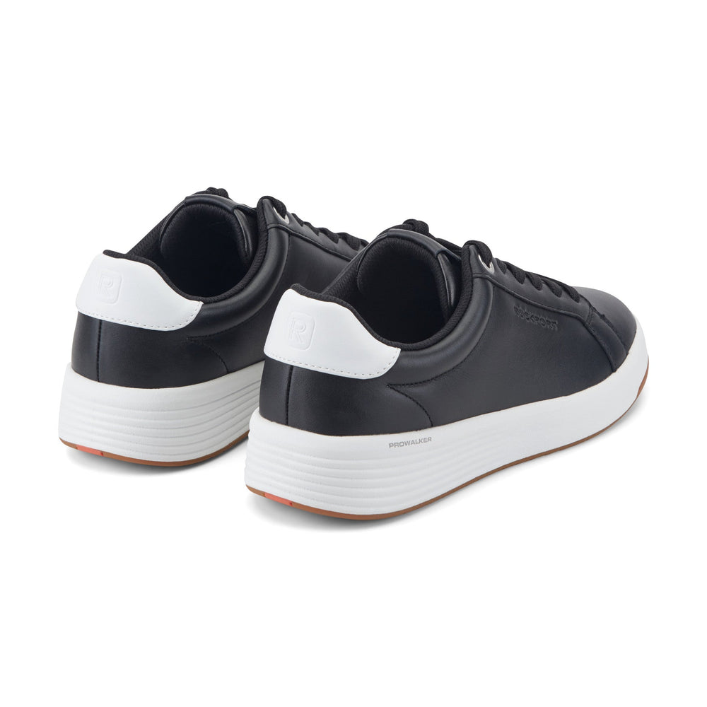 Rockport Women / ProWalker Elara Lace-up Casual Sneakers - Black Leather