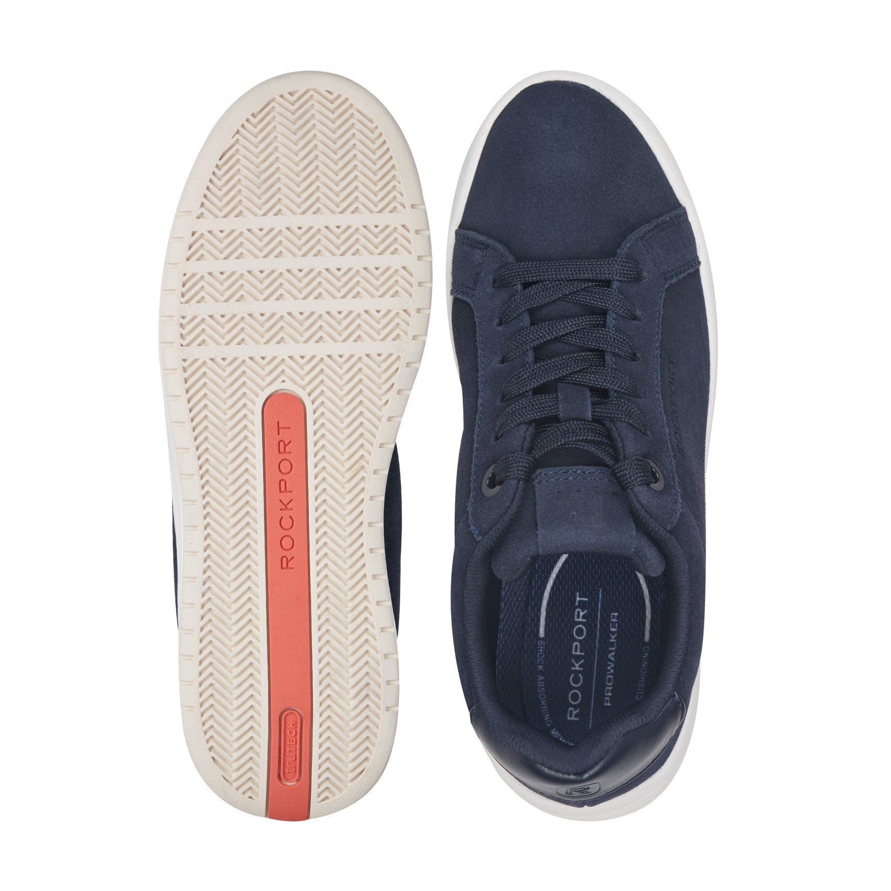 Rockport Women / ProWalker Elara Lace-up Casual Sneakers - Dark Blue Suede