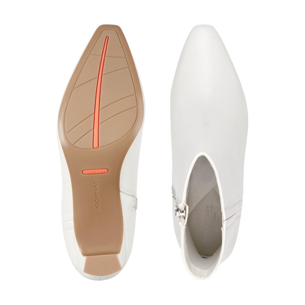 Rockport Women / Marisa Total Motion Dress Booties - Ivory Leather