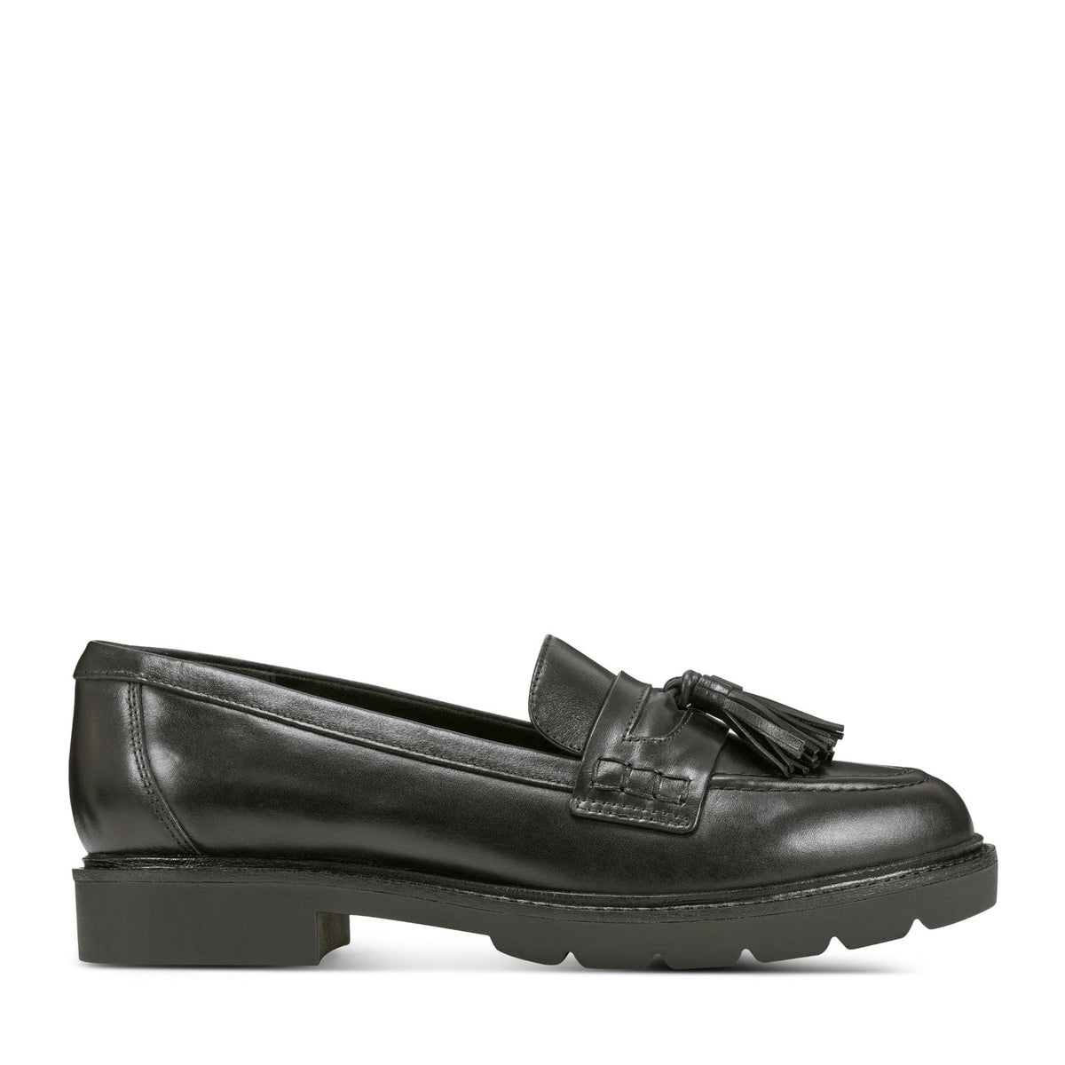 Rockport Women / Kiara Tassel Loafers - Black Leather