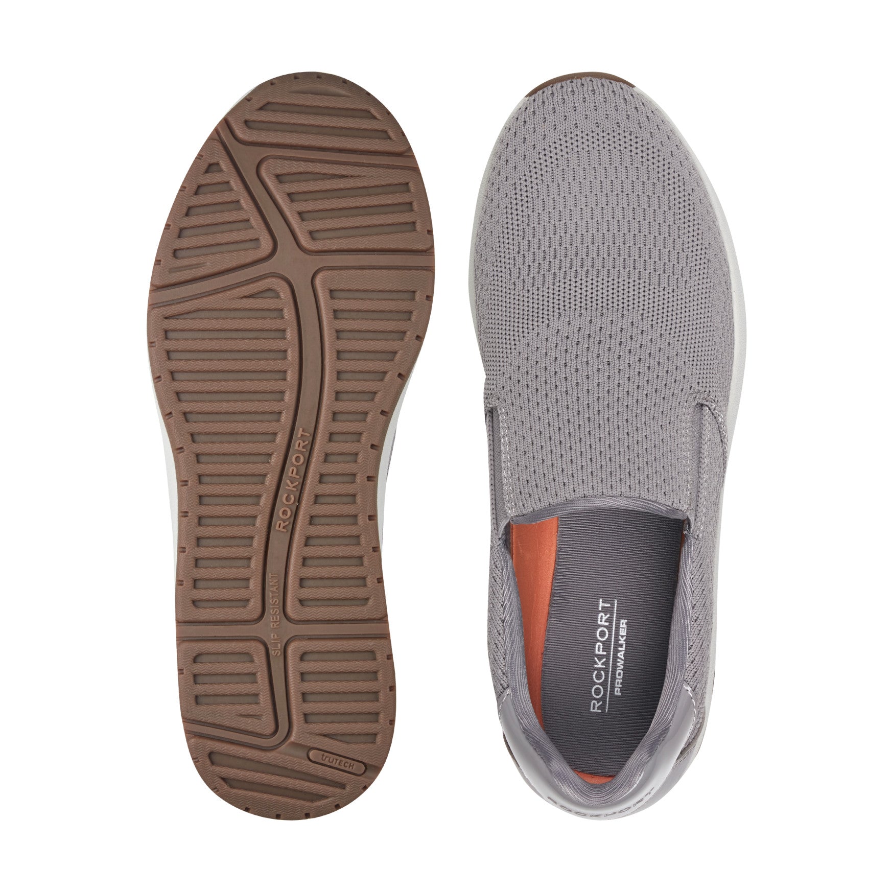 Rockport Women / ProWalker Titan Casual Slip on Sneakers - Medium Gray