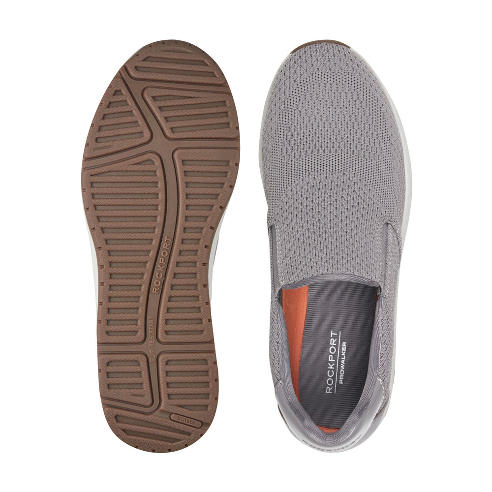 Rockport Women / ProWalker Titan Casual Slip on Sneakers - Medium Gray