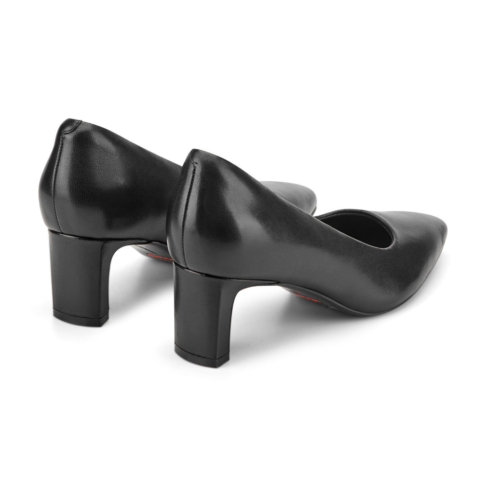 Rockport Women / Total Motion Merida Classic Dress Pumps - Black Leather
