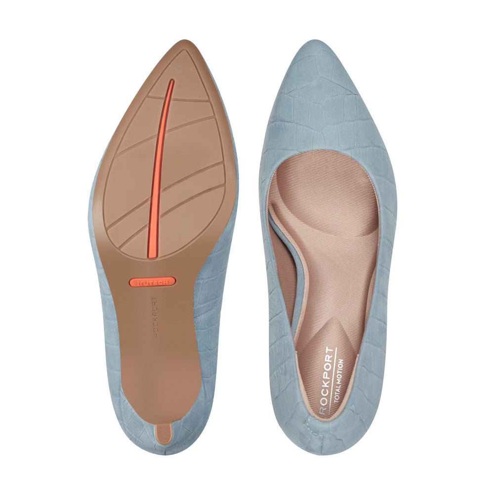 Rockport Women / Juliet Total Motion Dress Pumps - Light Blue Leather
