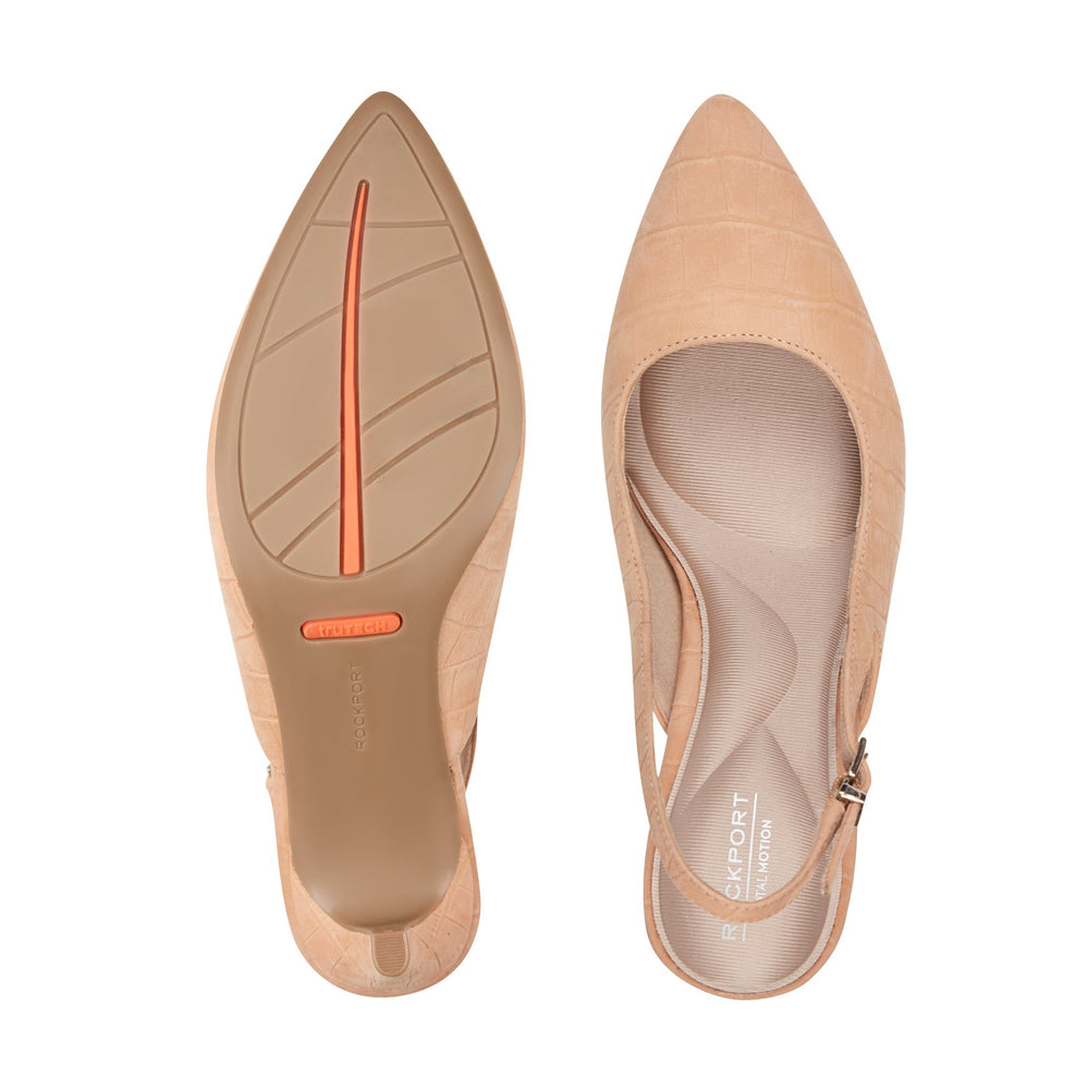 Rockport Women / Jolie Total Motion Dress Pumps - Orange Leather