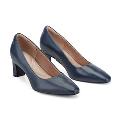 Rockport Women / Total Motion Merida Classic Dress Pumps - Dark Blue Leather