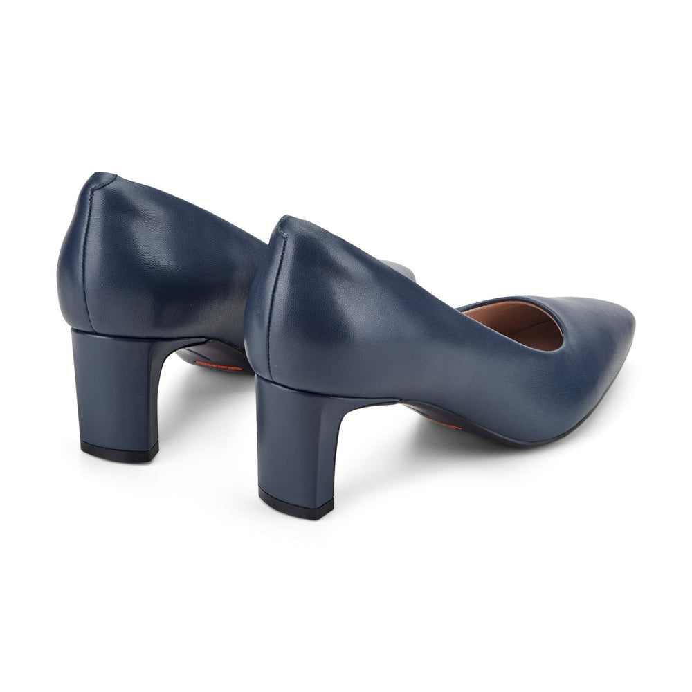 Rockport Women / Total Motion Merida Classic Dress Pumps - Dark Blue Leather